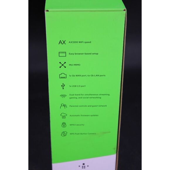 *NEW* Belkin AX3200 Wireless Dual Band Router (RT3200) (Up To 3.2 Gbps) (WiFi 6) - Picture 5 of 8